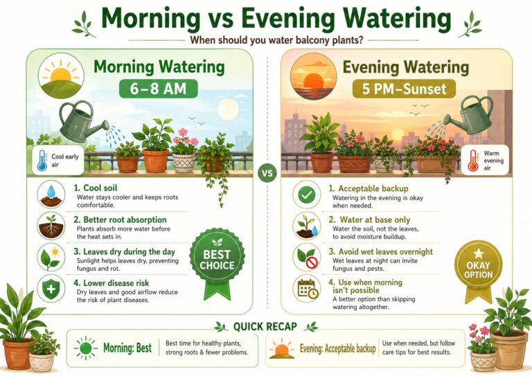 Morning Watering Vs Evening Watering
